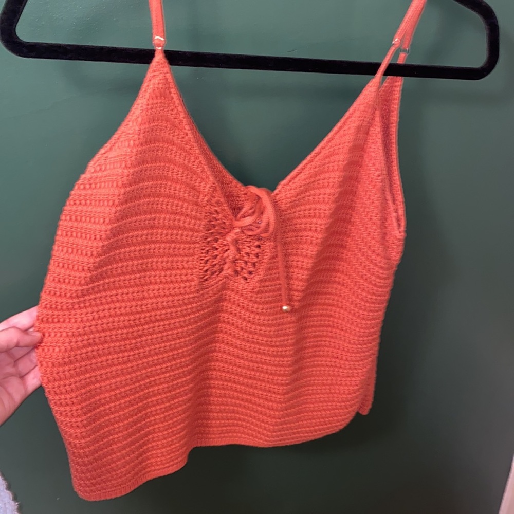 Crochet Rust Tank - Picture 7 of 7